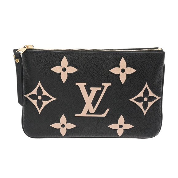 LOUIS VUITTON Monogram Ann Platt Pochette double zip - Picture 1 of 12